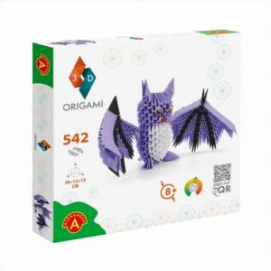 Origami 3D Denevér papírhajtogatós építőjáték