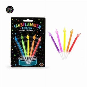 Trendhaus születésnapi gyertya csomag színes lánggal
